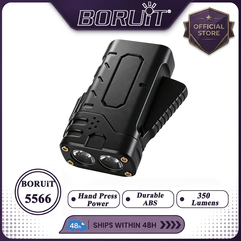 Outdoor Sport Activity - BORUIiT Handkruk EDC LED-zaklamp Type-C Oplaadbare