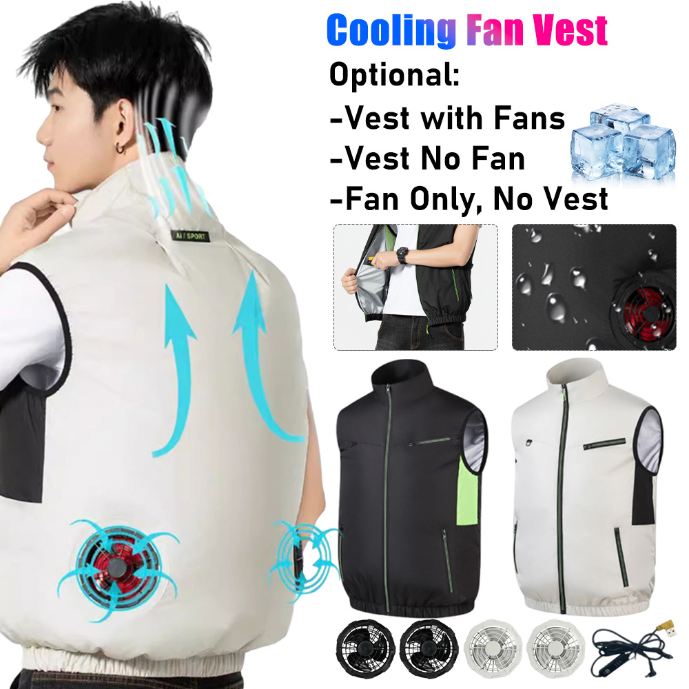 Outdoor Sport Jacket Women'S - 2025 Koelventilator Vest Airconditioner Kleding Ijsventilator