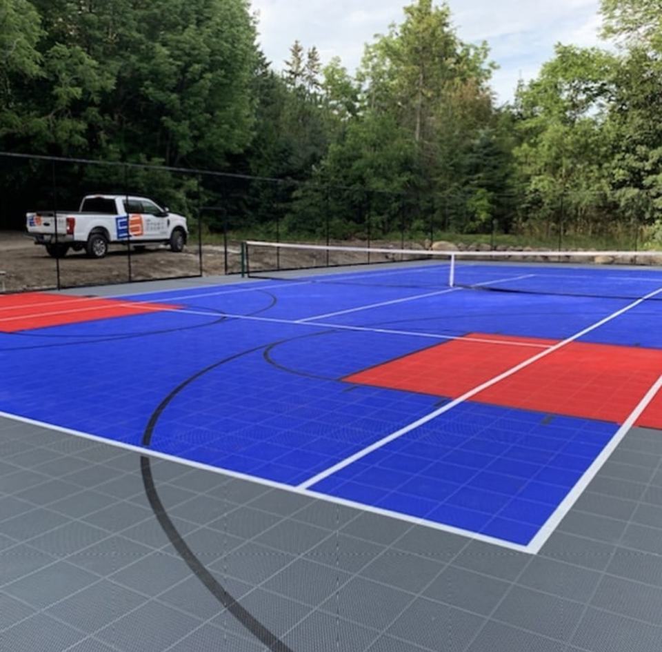Eco-vriendelijke plastic buite - Outdoor Sport Floor Tiles recensie en prijs