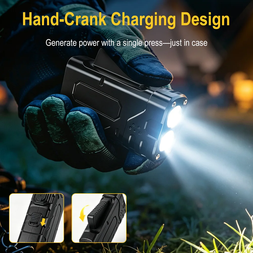 BORUIiT Handkruk EDC LED-zakla - Outdoor Sport Activity recensie en prijs